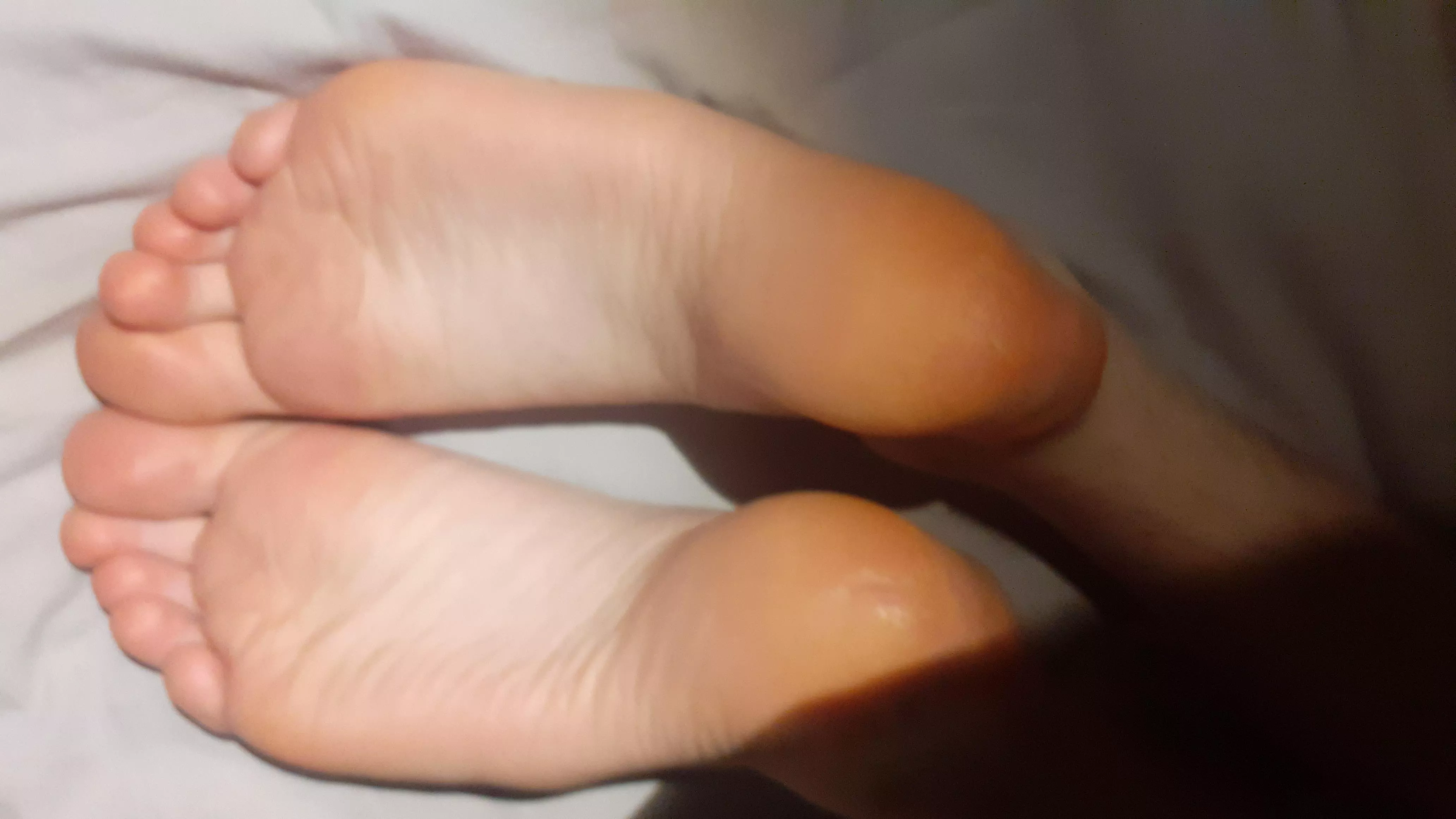 Can I put these on your face? 👉👈