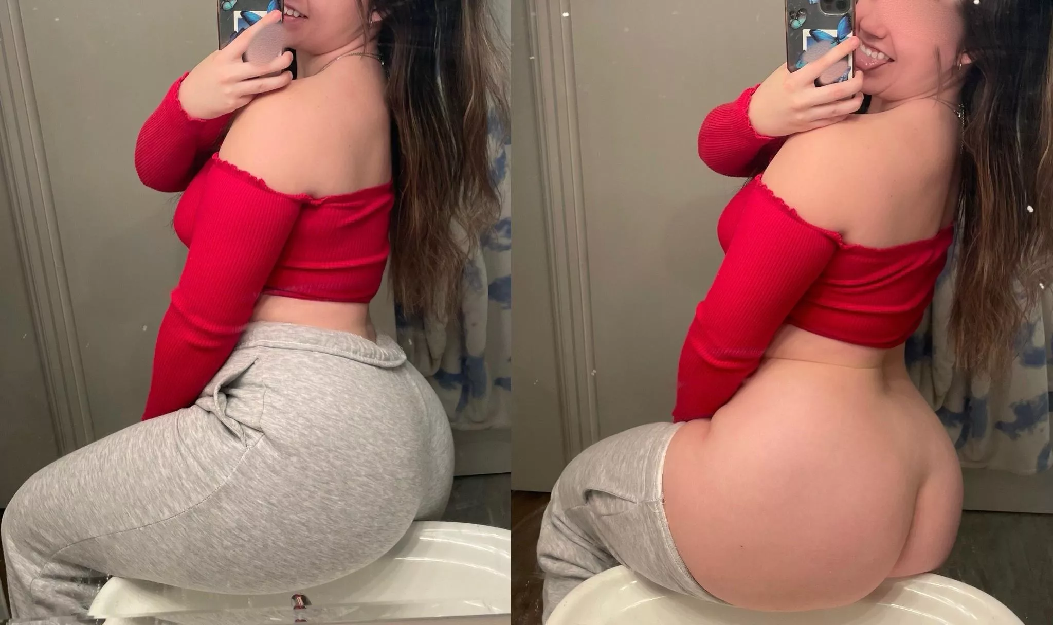 Can this hotwife drain your balls before I head to meet hubby at the gym? 😈 [image]