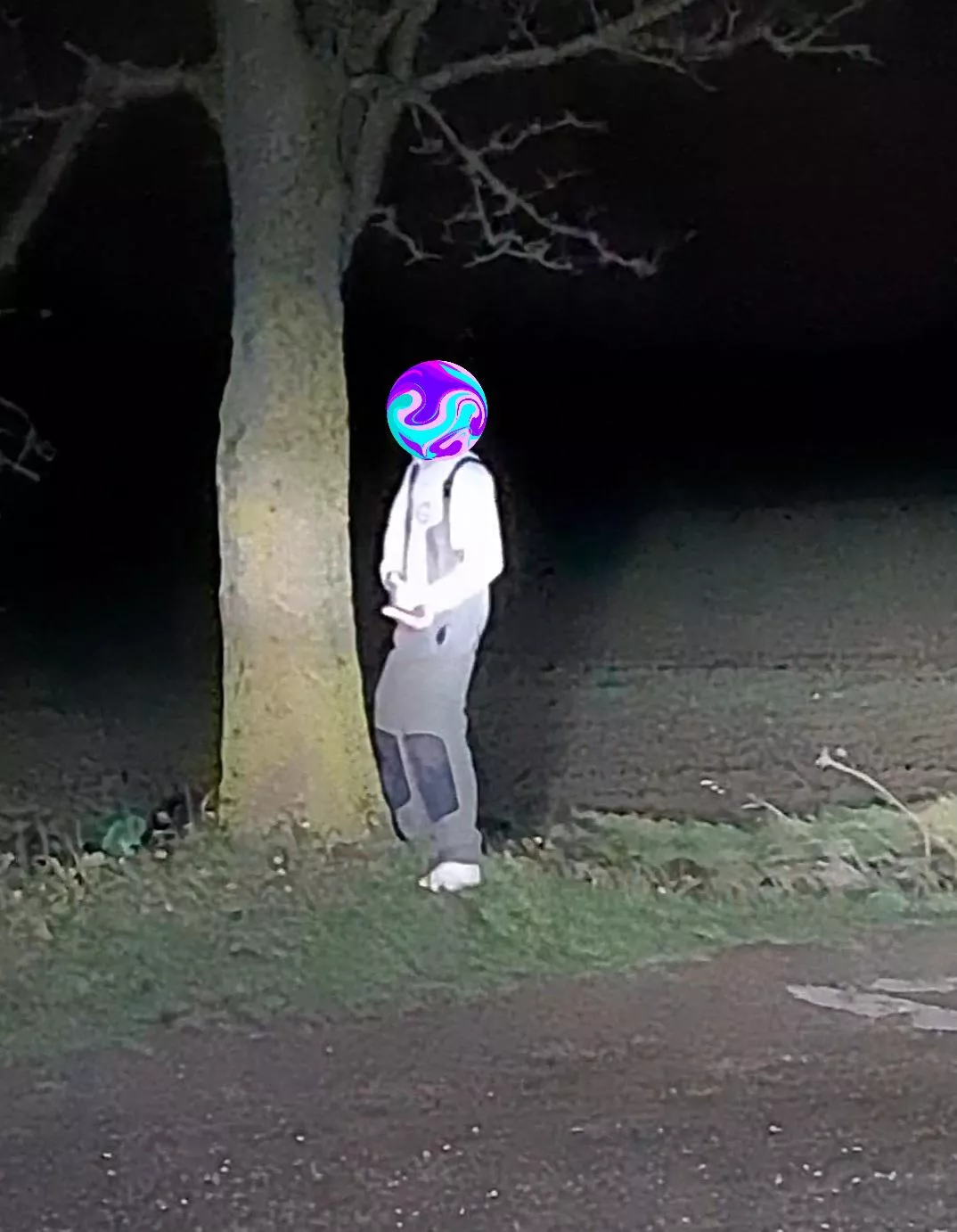 Caught with my dick out like a deer in the head lights!