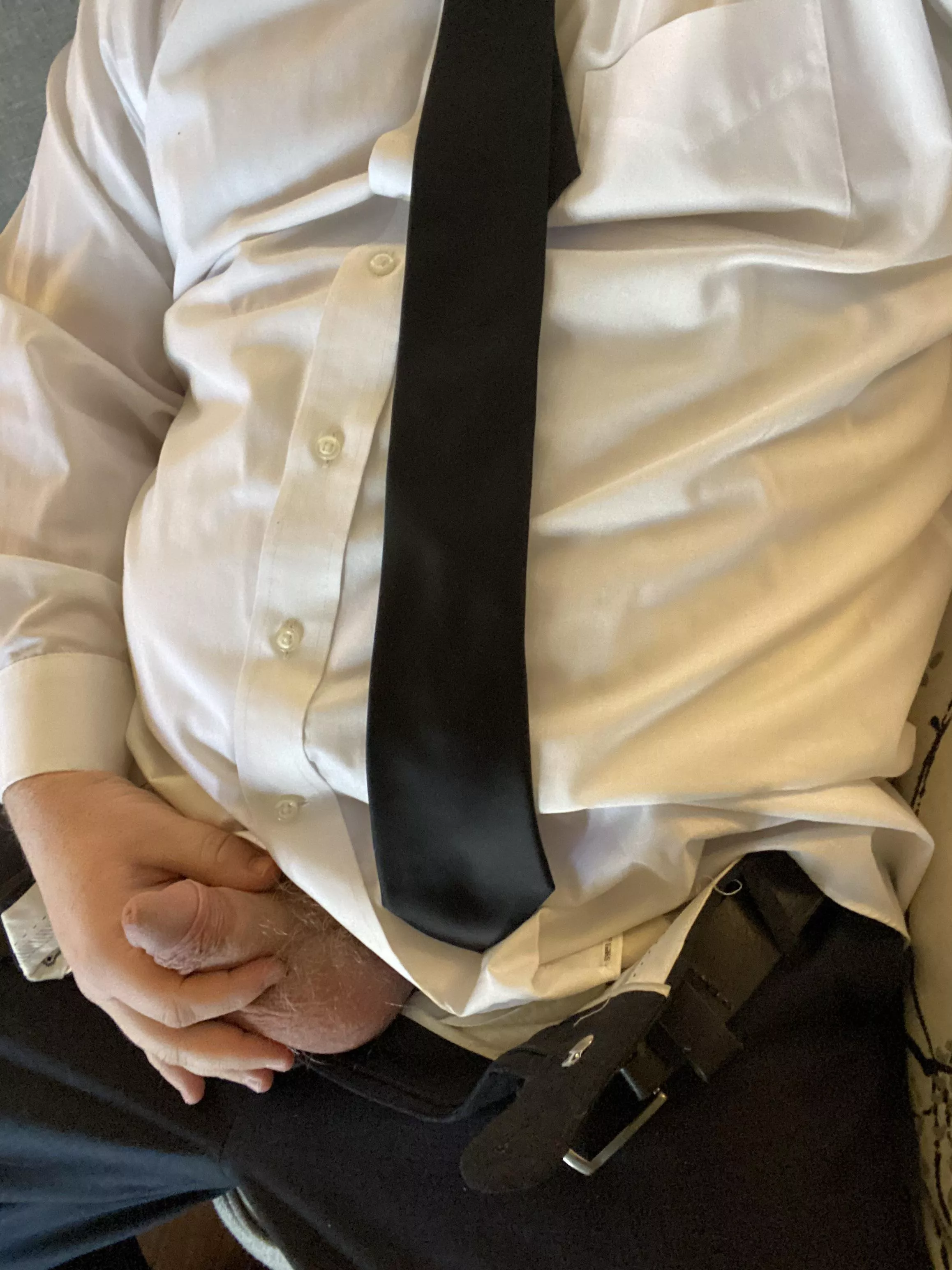 Daddy looking for a suckling