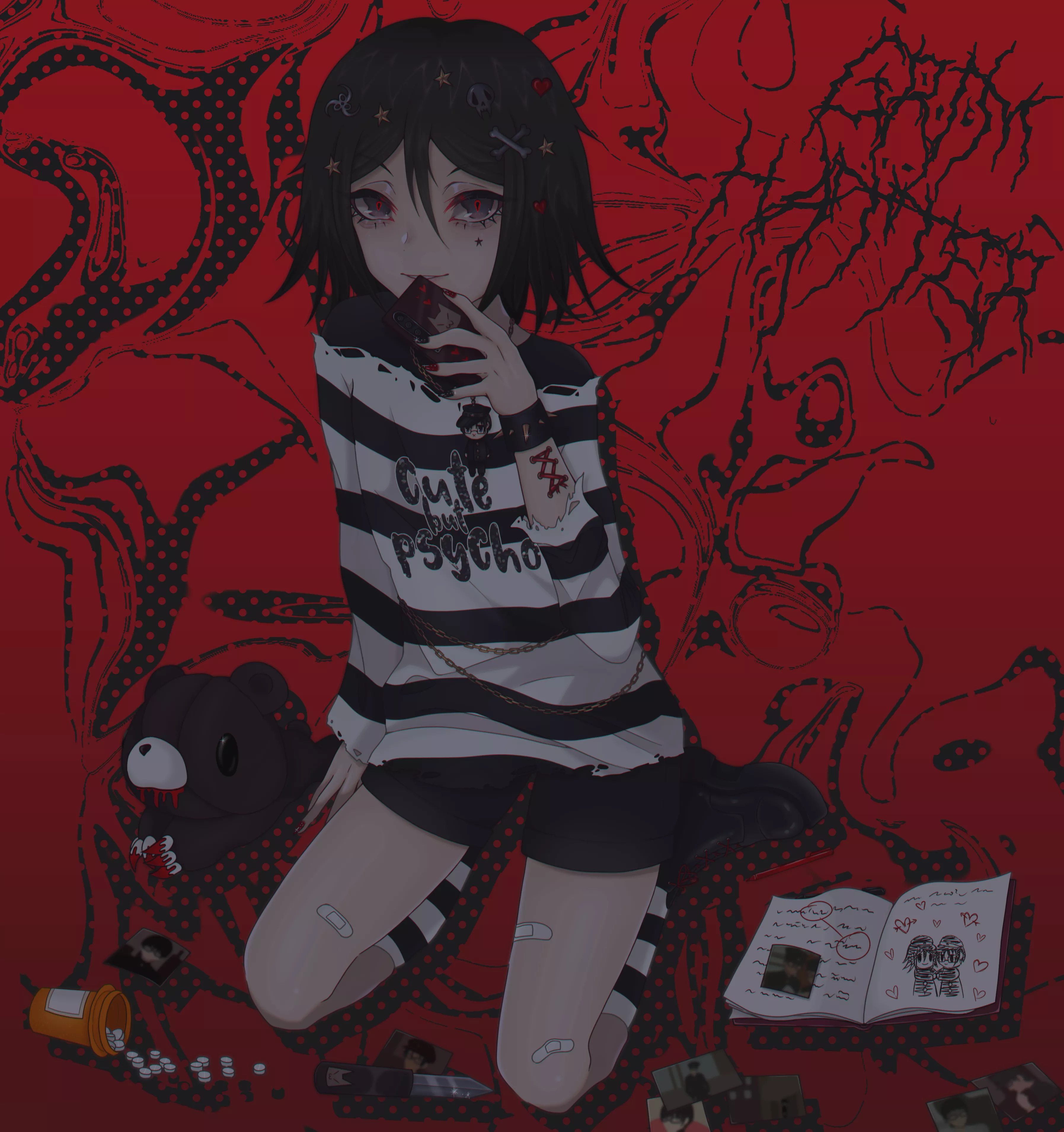 Do you like yandere femboys? 😈 (Litchi Hikari Club fanart)