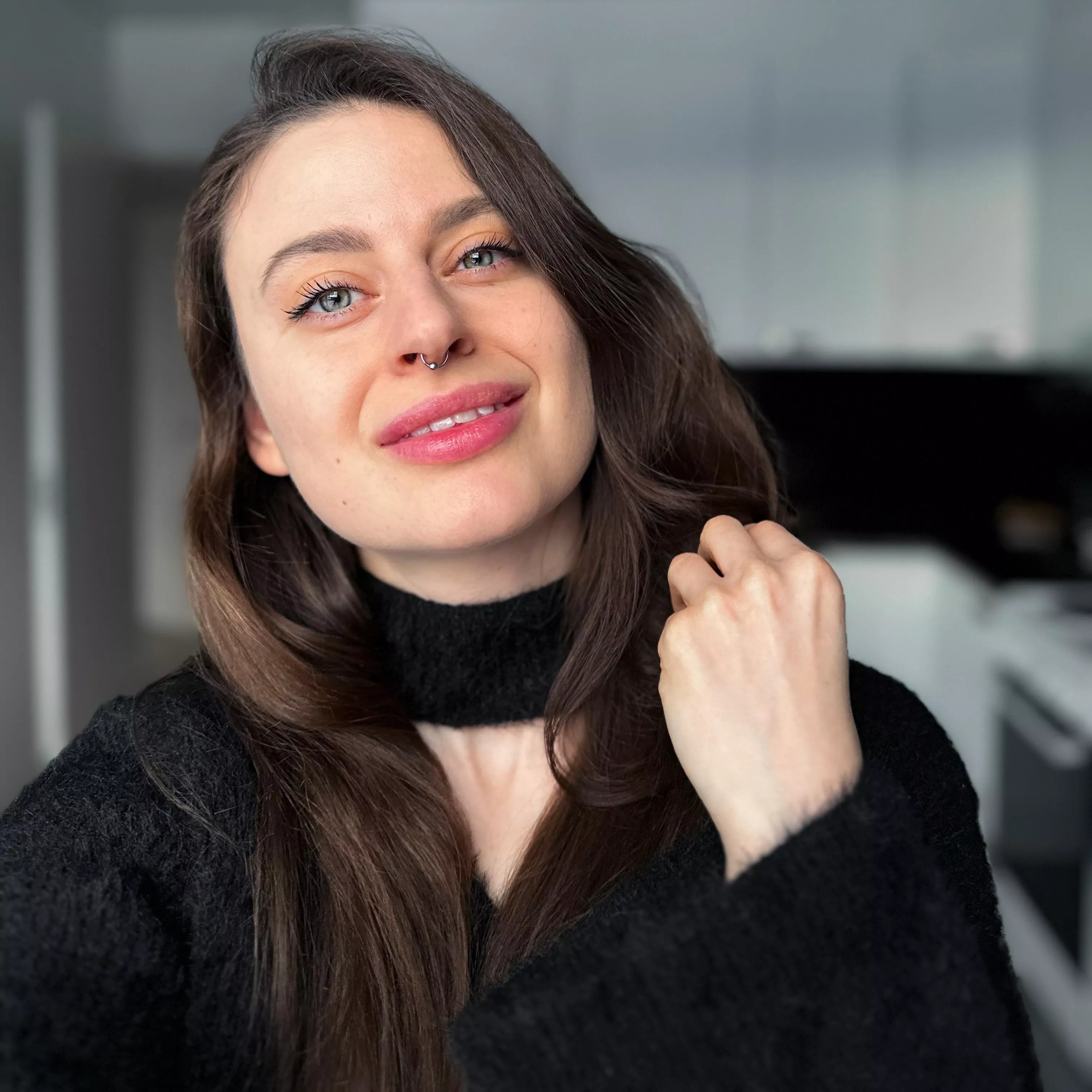 Eastern European x Iraqi with green eyes for some reason 😅