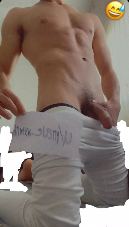 Enjoying staring at that massive cock