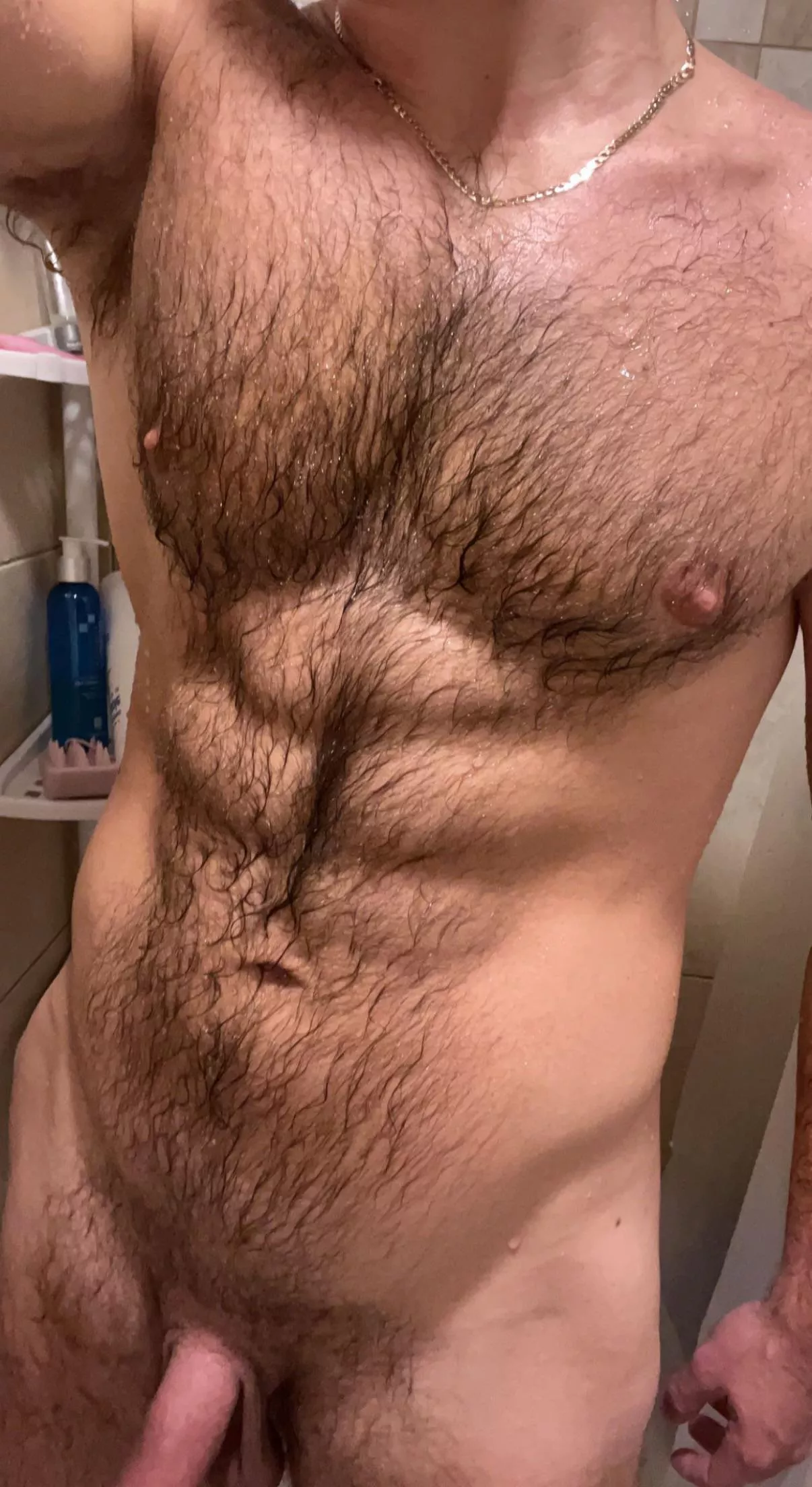 Ever wanted to spy on the hairy stud showering in the change room?