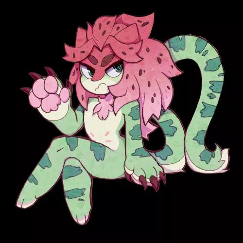 fursona doodle - @schawlie