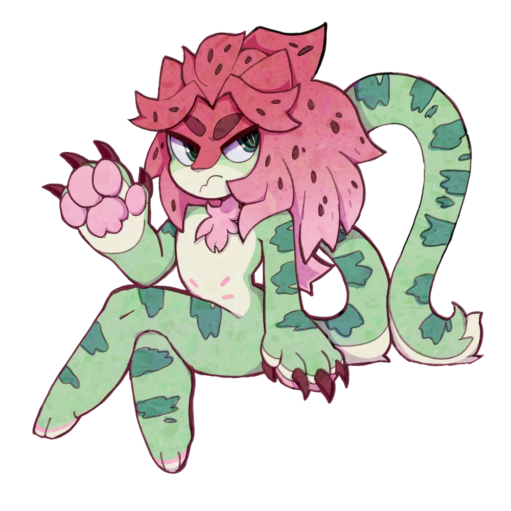 fursona doodle - @schawlie