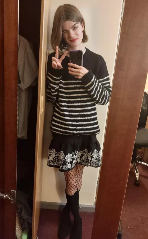 happy femboy friday! how do i look?