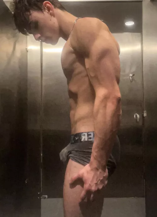 Hard to hide at the gym