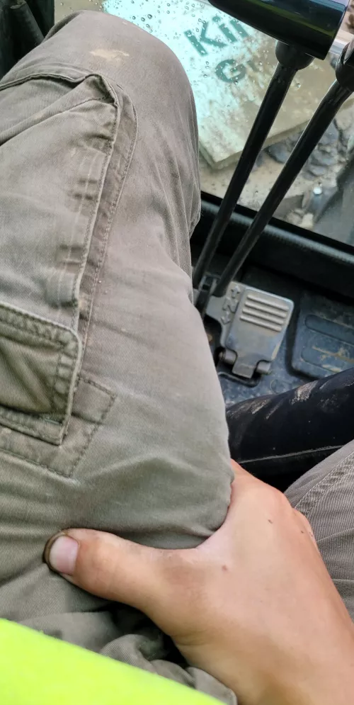 Having a hard day at work.