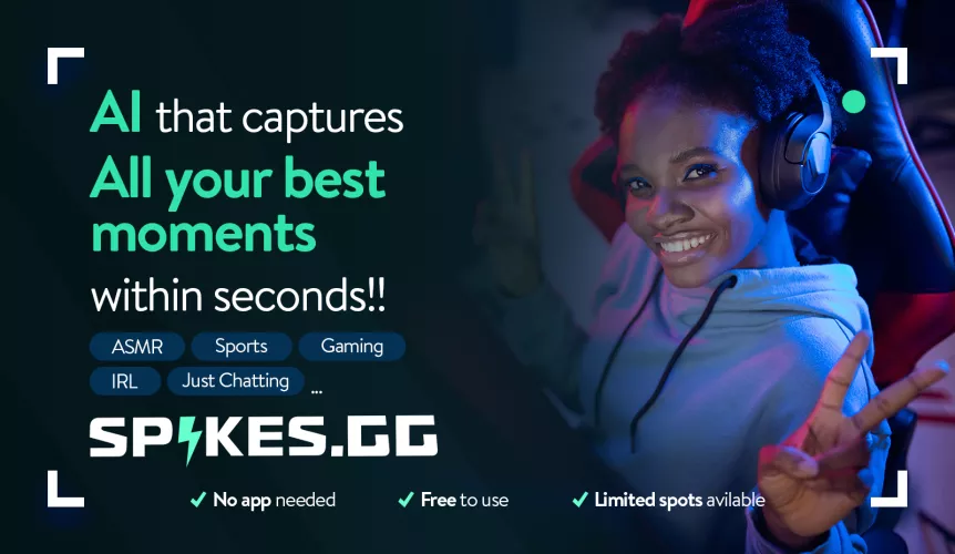 Hey r/Twitch, Ron from Spikes.gg :) Dream come true to be here! We developed a platform to automatically get your best moments from streams in just 1 click. You can edit, download and share in seconds while your information is kept private. The alpha is 