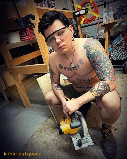 Hi. I’m the new contractor. Is it cool if I work with my shirt off? I don’t wanna make you uncomfortable..