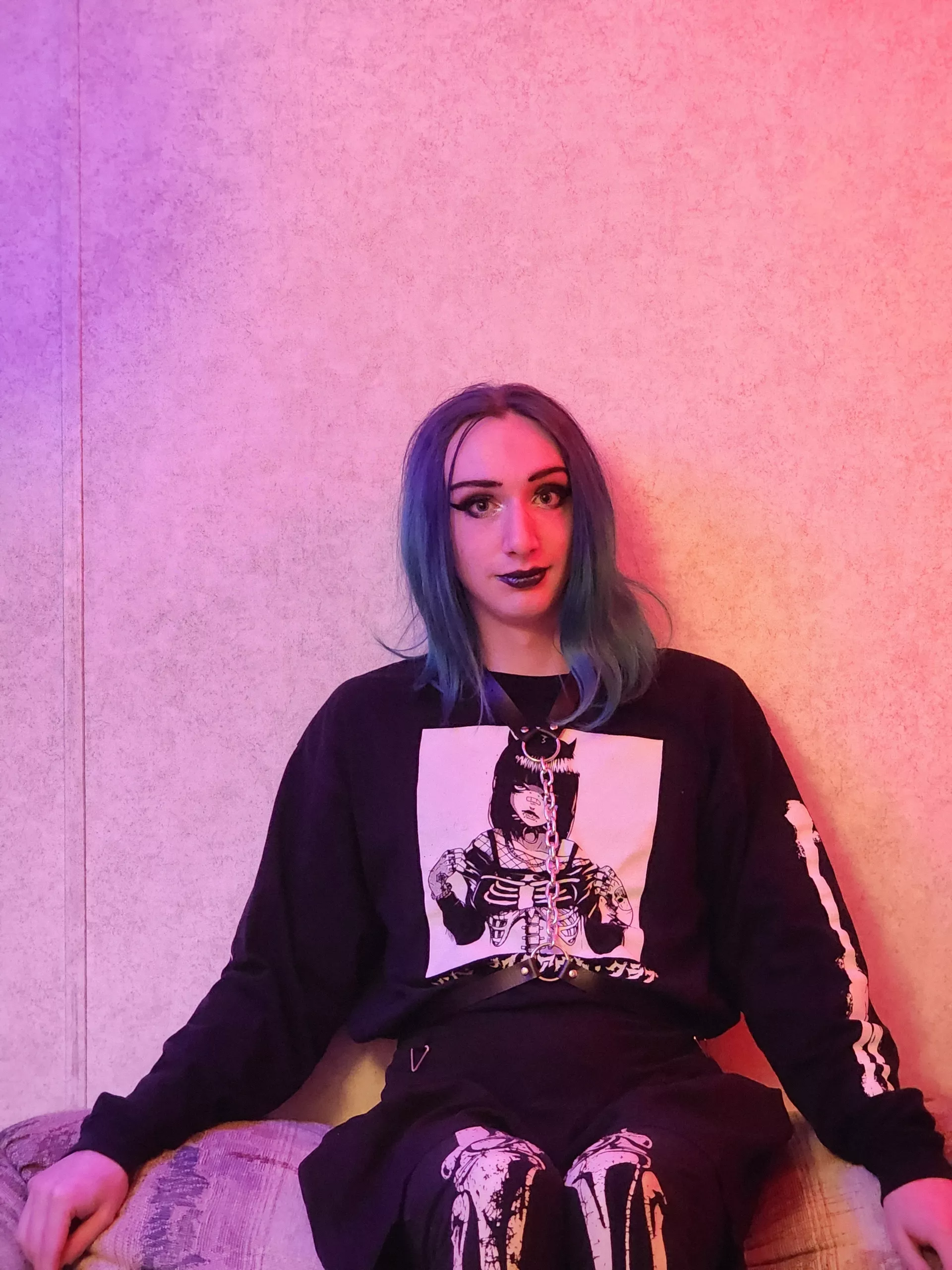 I always loved goth girls so I became one💙