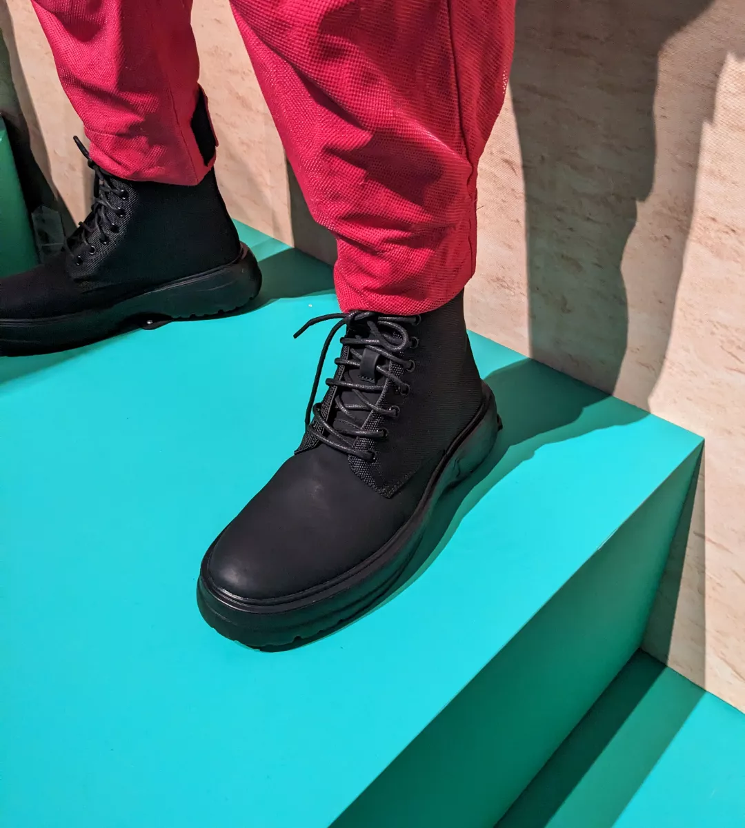 ID Request: these boots on a Squid Game mannequin at an exhibition about South Korean culture.