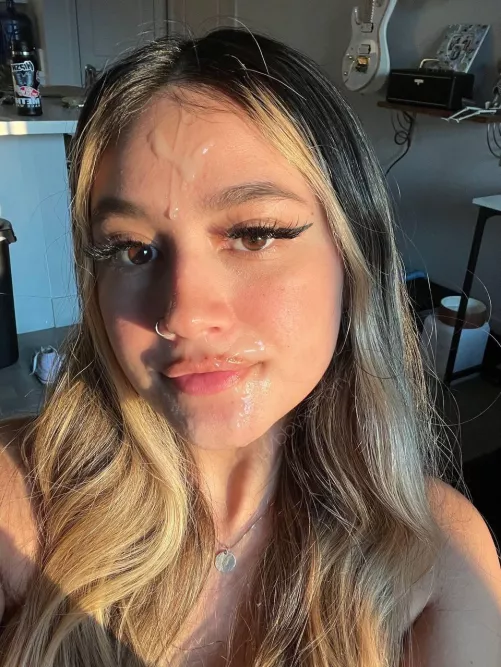 I’m 10x more confident with cum on my face😝