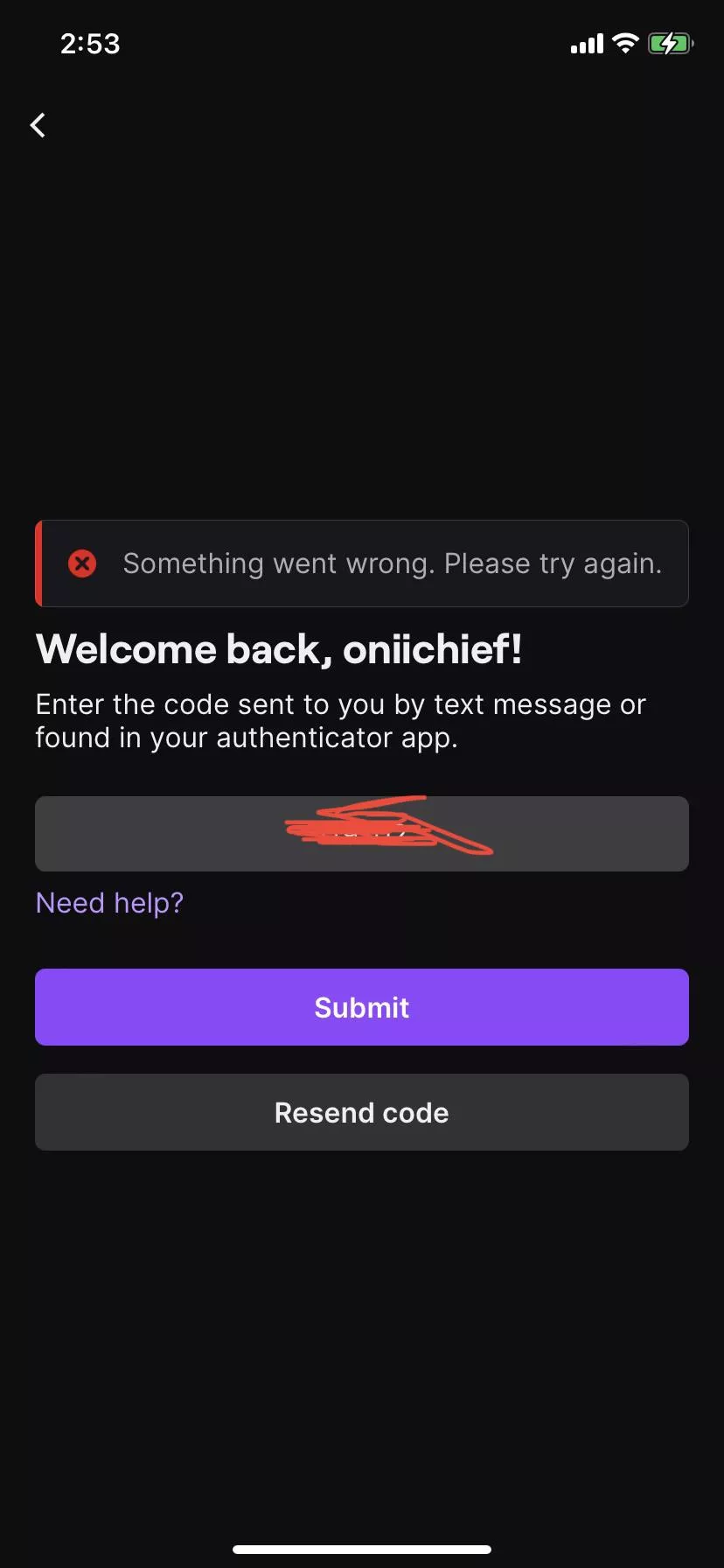 I’m unable to login, through Authy app and I’m not receiving sms either, what do I do???