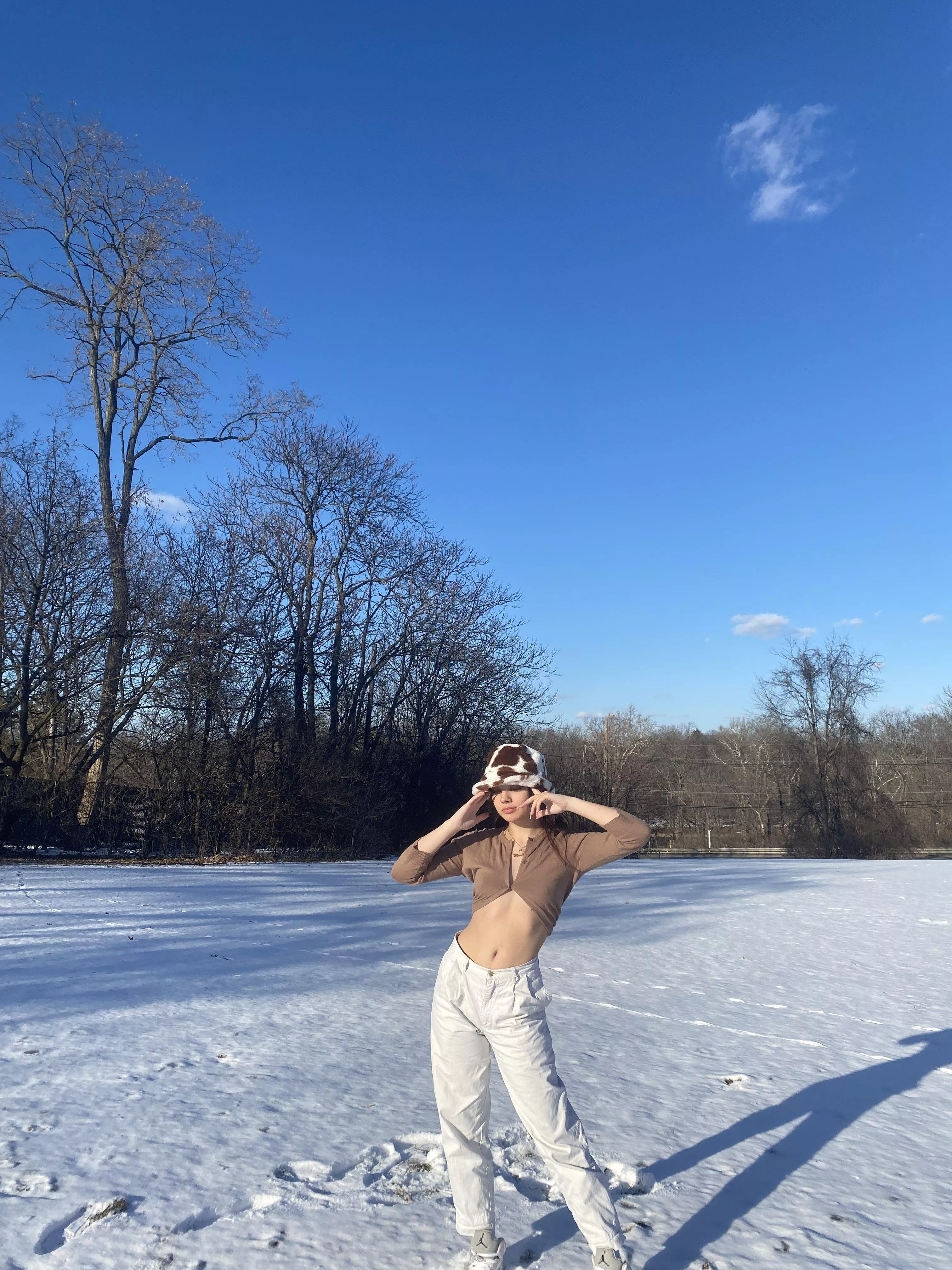 Is there even any point? I mean it's snowing outside for goodness sake!