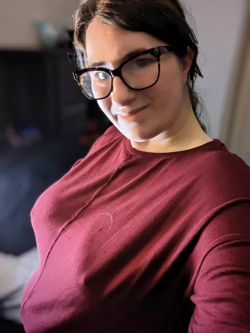 it's a cold day here but bras are too uncomfortable ☺️