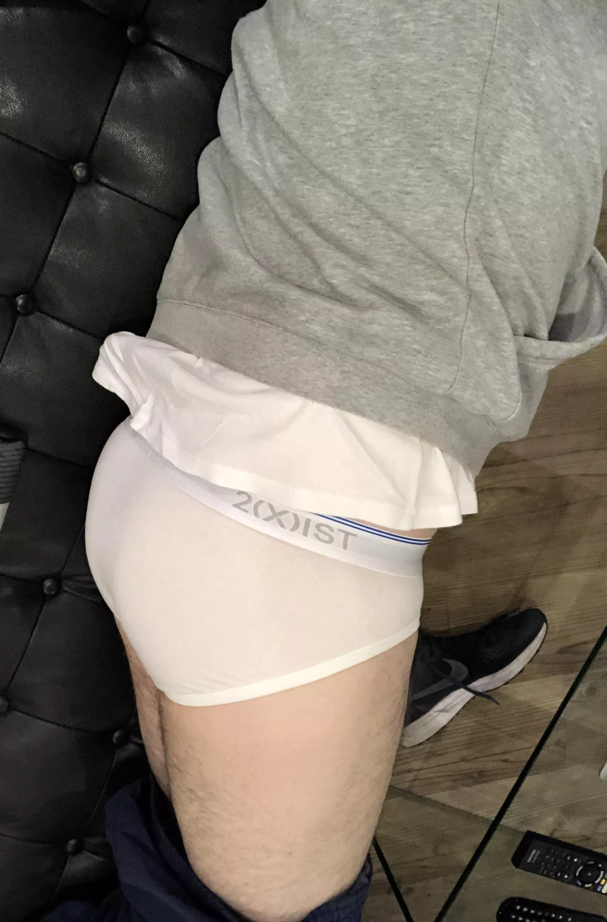 It’s Friday and I’ve just shut the laptop to end my first full week of work in 2023. White 2xist briefs today!