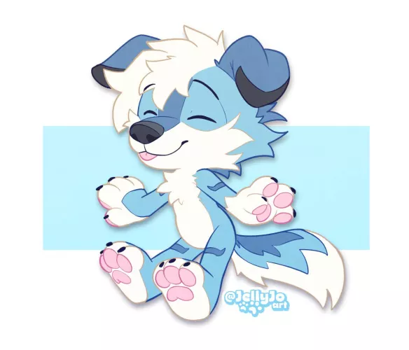 Jesse + bleps + beans = 💙✨