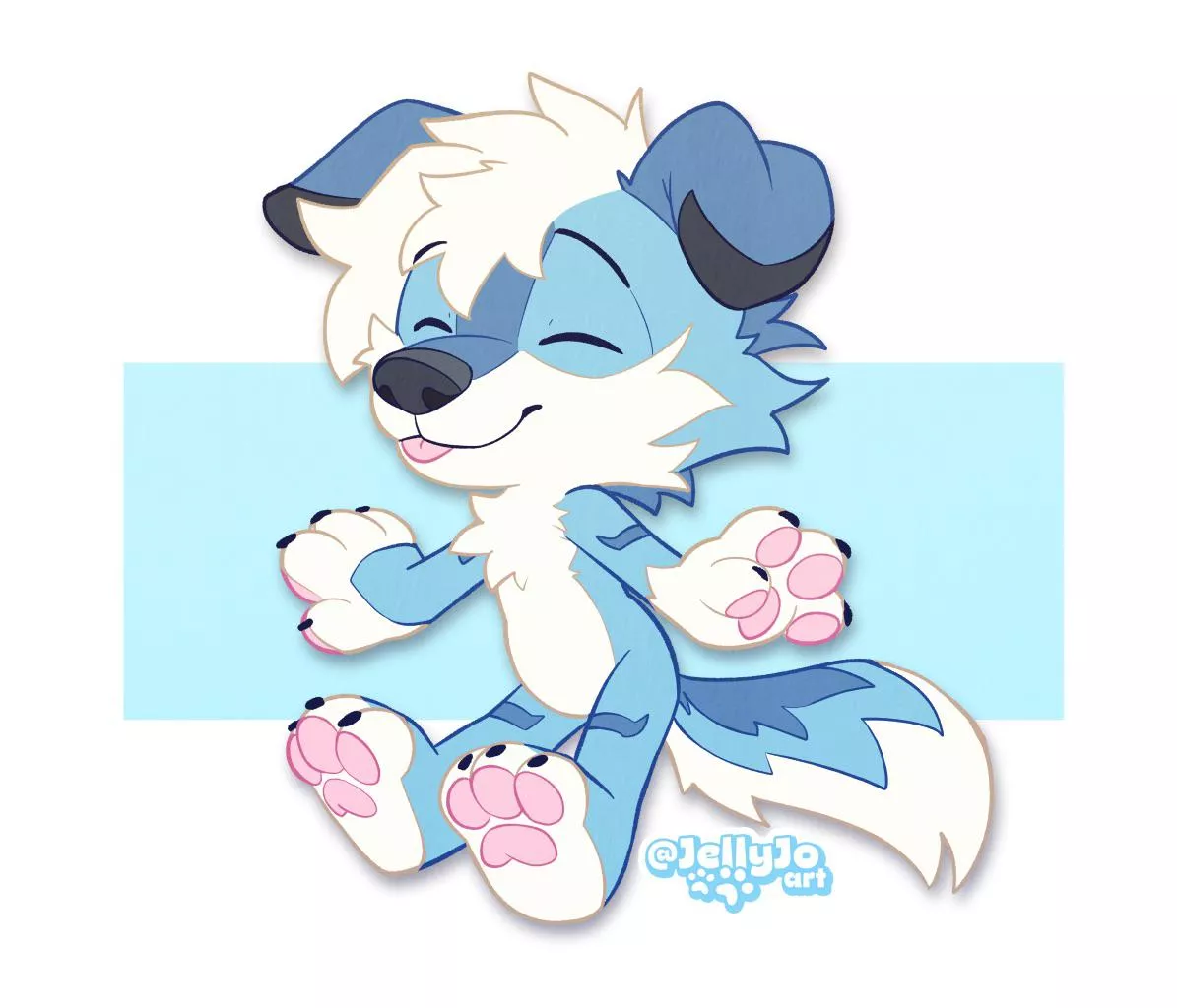 Jesse + bleps + beans = 💙✨