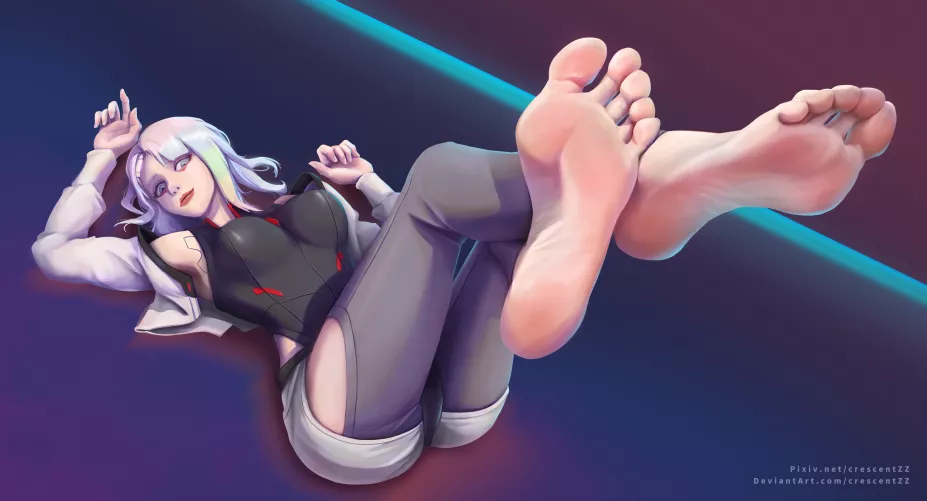 Lucy Really Wants to Stay at Your House (crescentZZ) [Cyberpunk: Edgerunners]