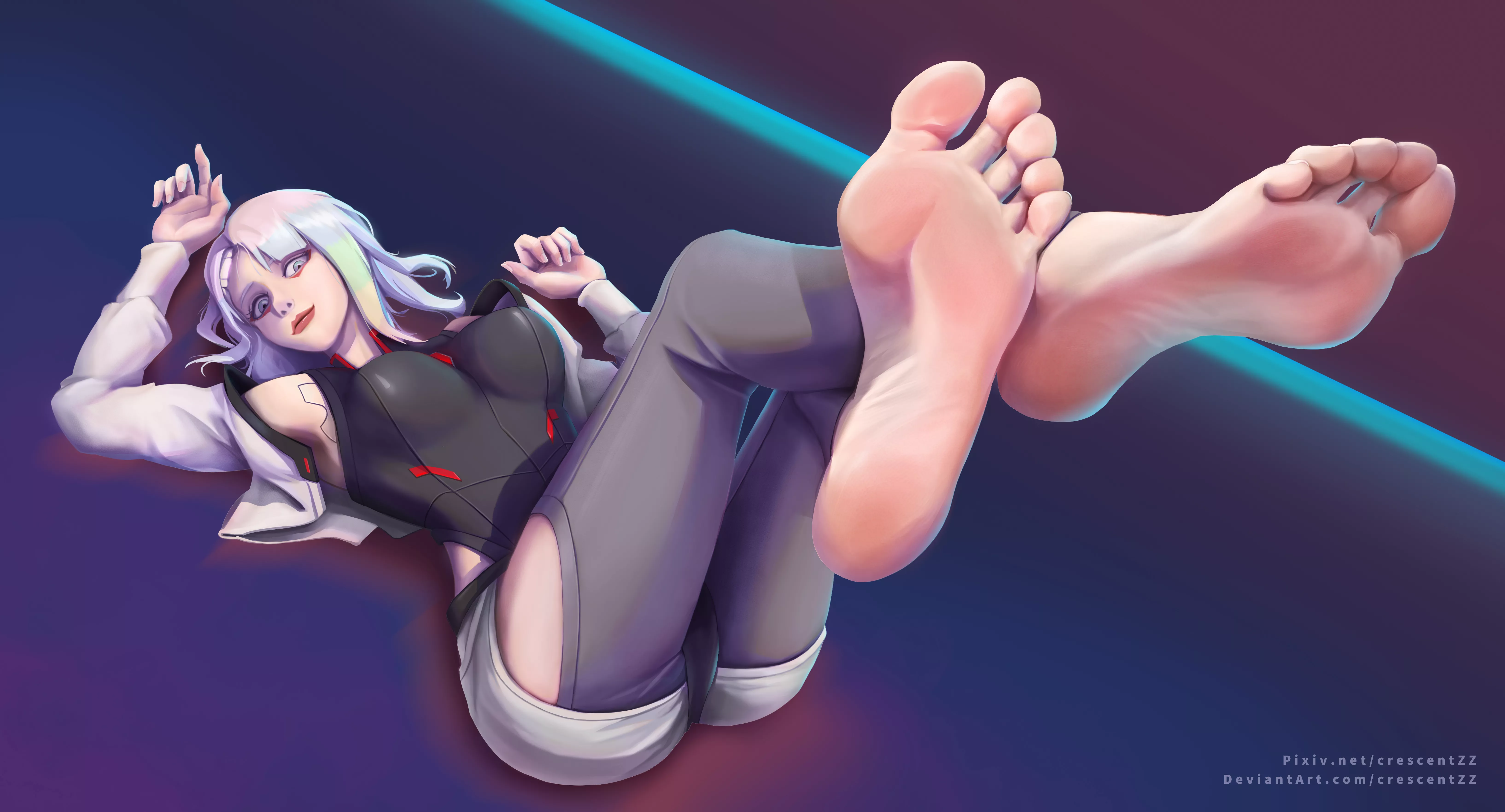 Lucy Really Wants to Stay at Your House (crescentZZ) [Cyberpunk: Edgerunners]