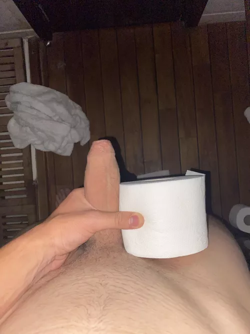Me, 19M, compared to a toilet paper roll. Anyone want to compare?