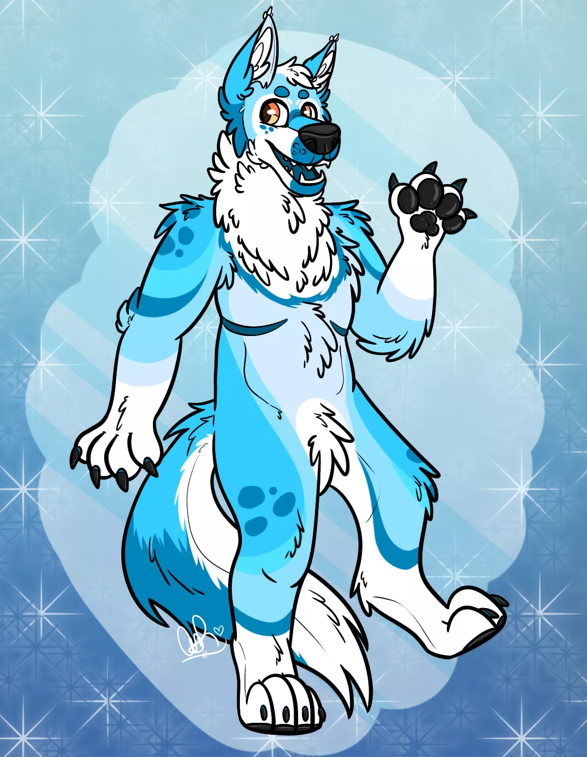 Meet my newest boi, Slush! (art by me)