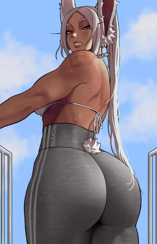 Miruko out on a run