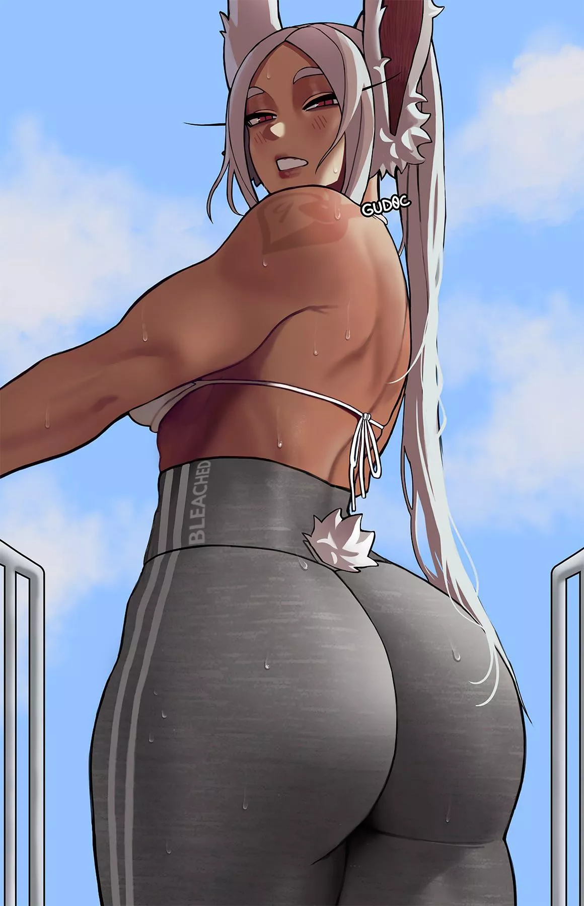 Miruko out on a run