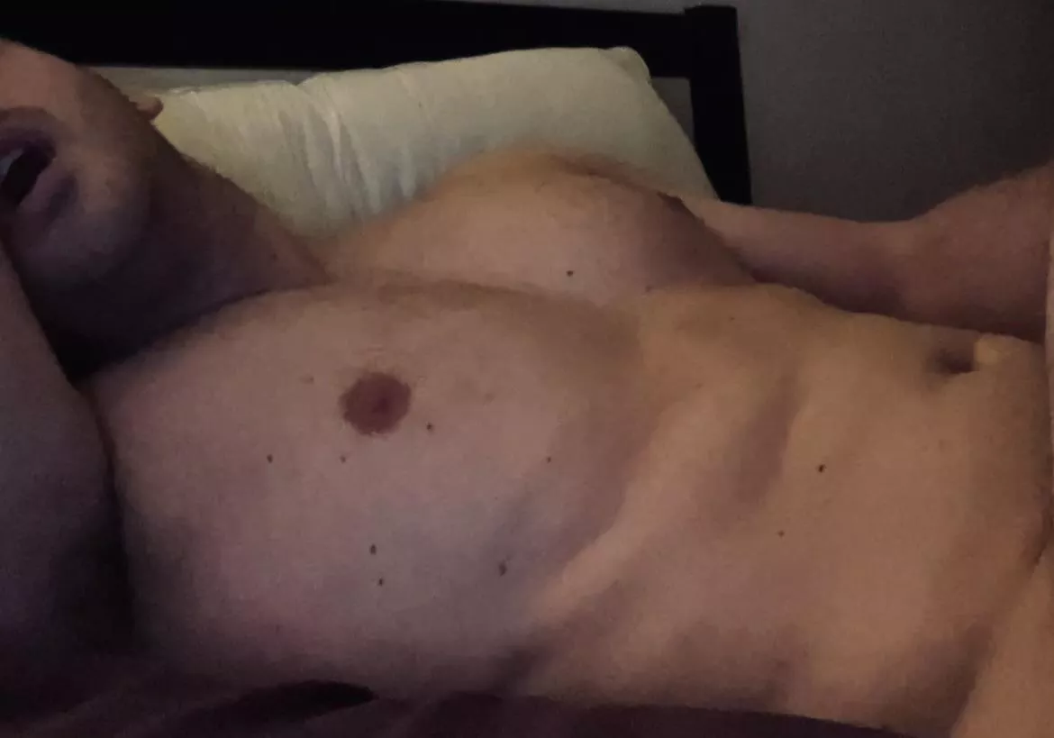 Moments before the feeling of bliss..