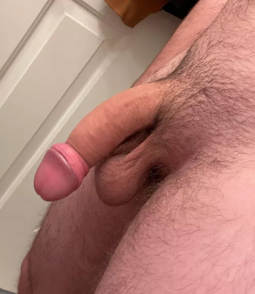 My big uncut soft cock