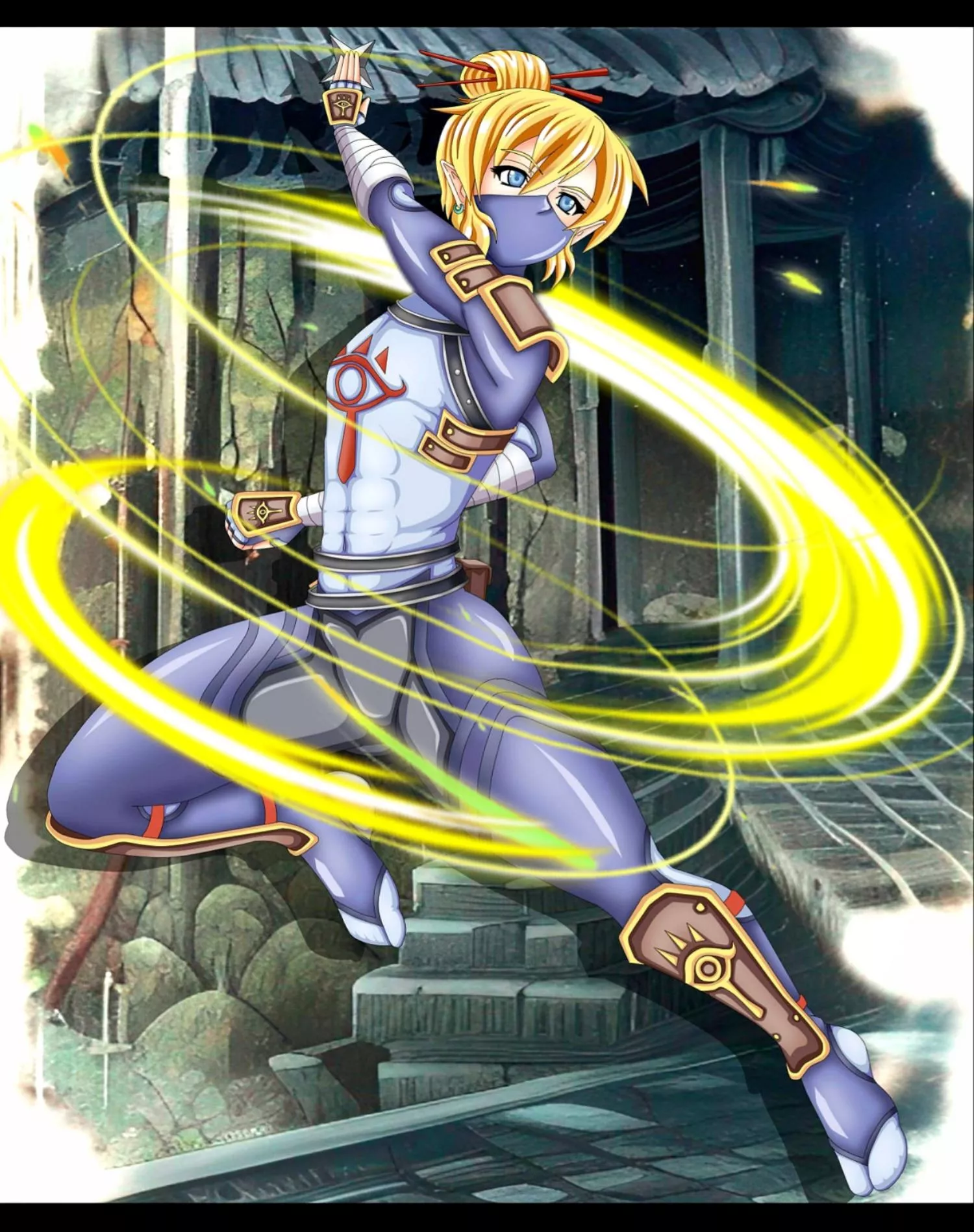 My Fanart of Link Sheikah