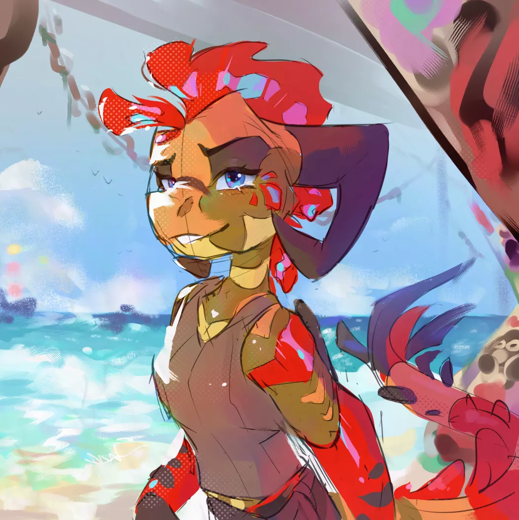 my first drawing of the redisghn of my baby.