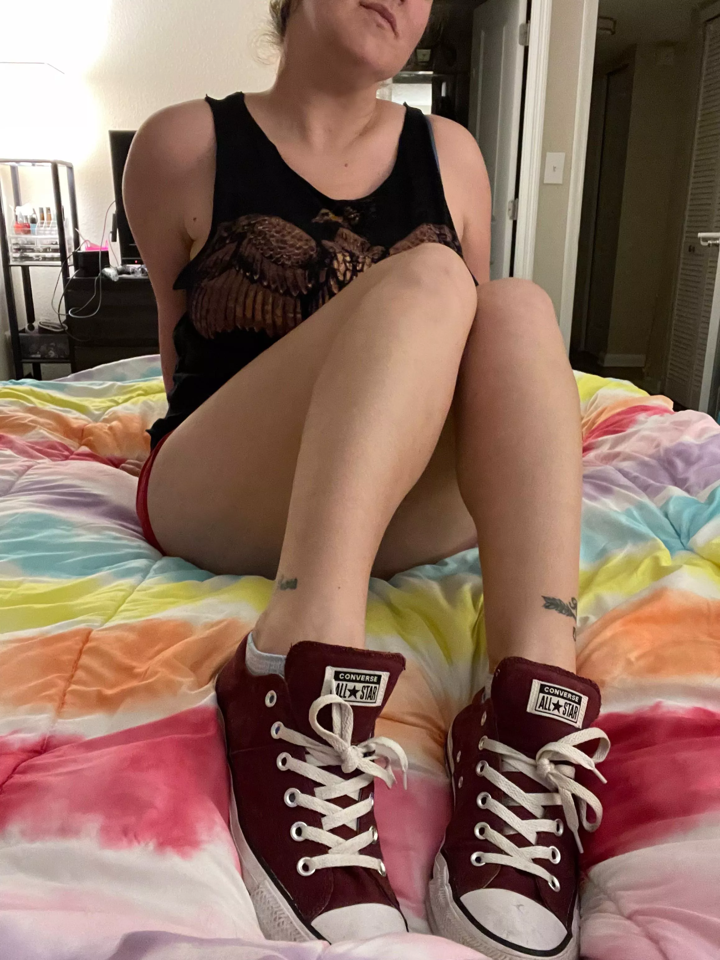 My maroon chucks are still my favorite ❤️