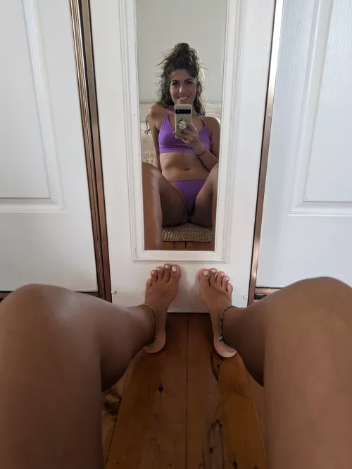 My purple lingerie