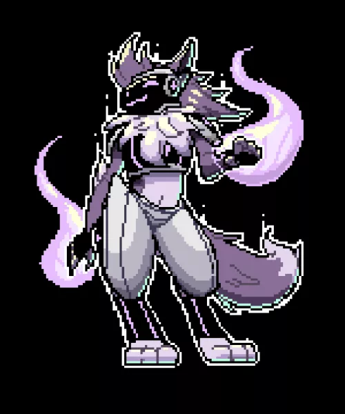 Protogen pixel art (art by me)