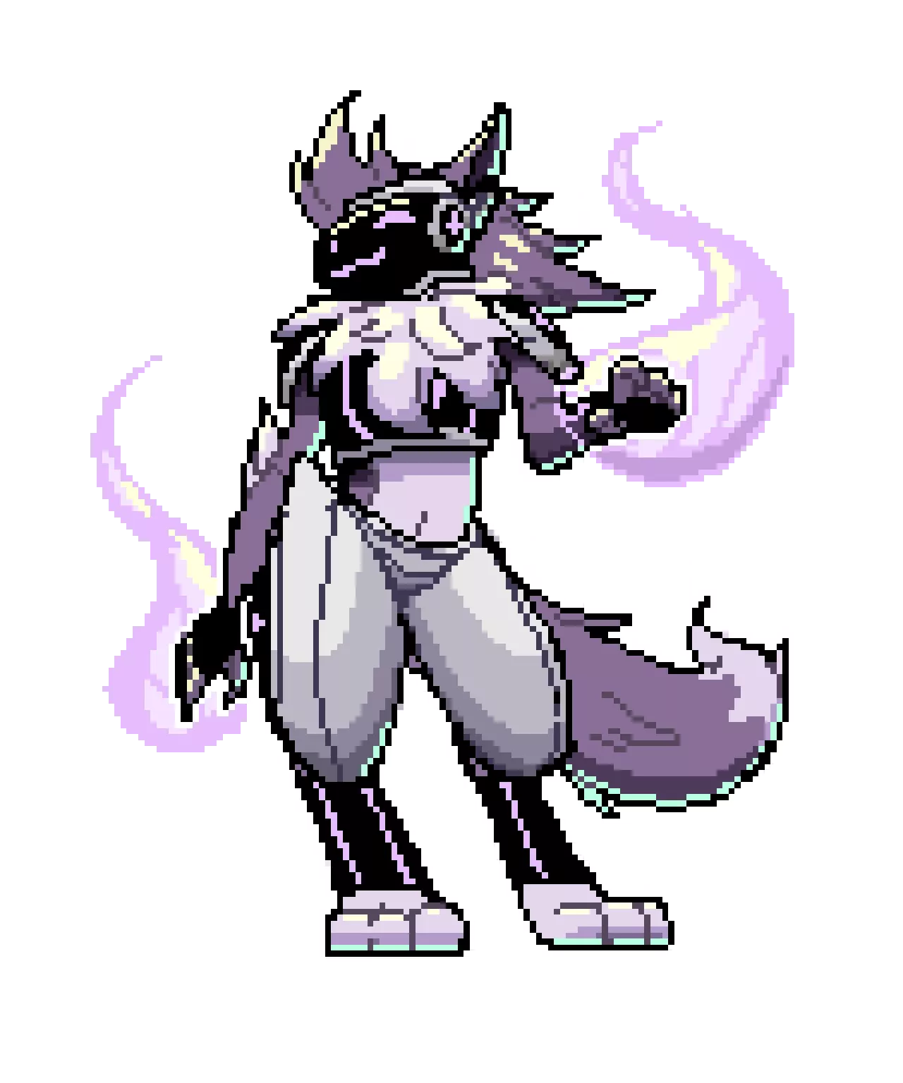 Protogen pixel art (art by me)