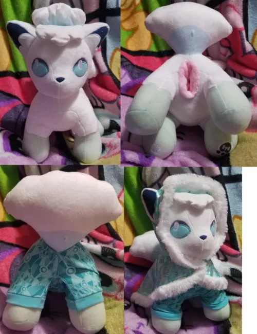 Recently commissioned NSFW fuckable female feral Pokemon Alolan Vulpix with one useable hole and outfits [f] (Furrysale)