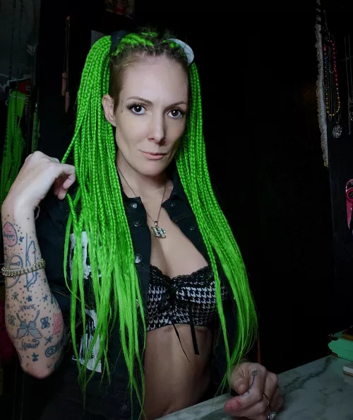 Saying bye to my green hair. What should I do next?