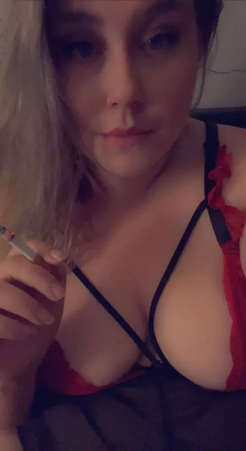 Smoke break while filming