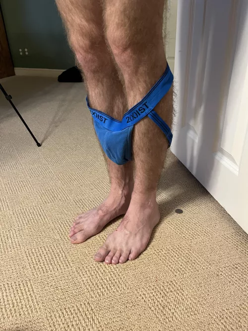 Taking off my jockstrap