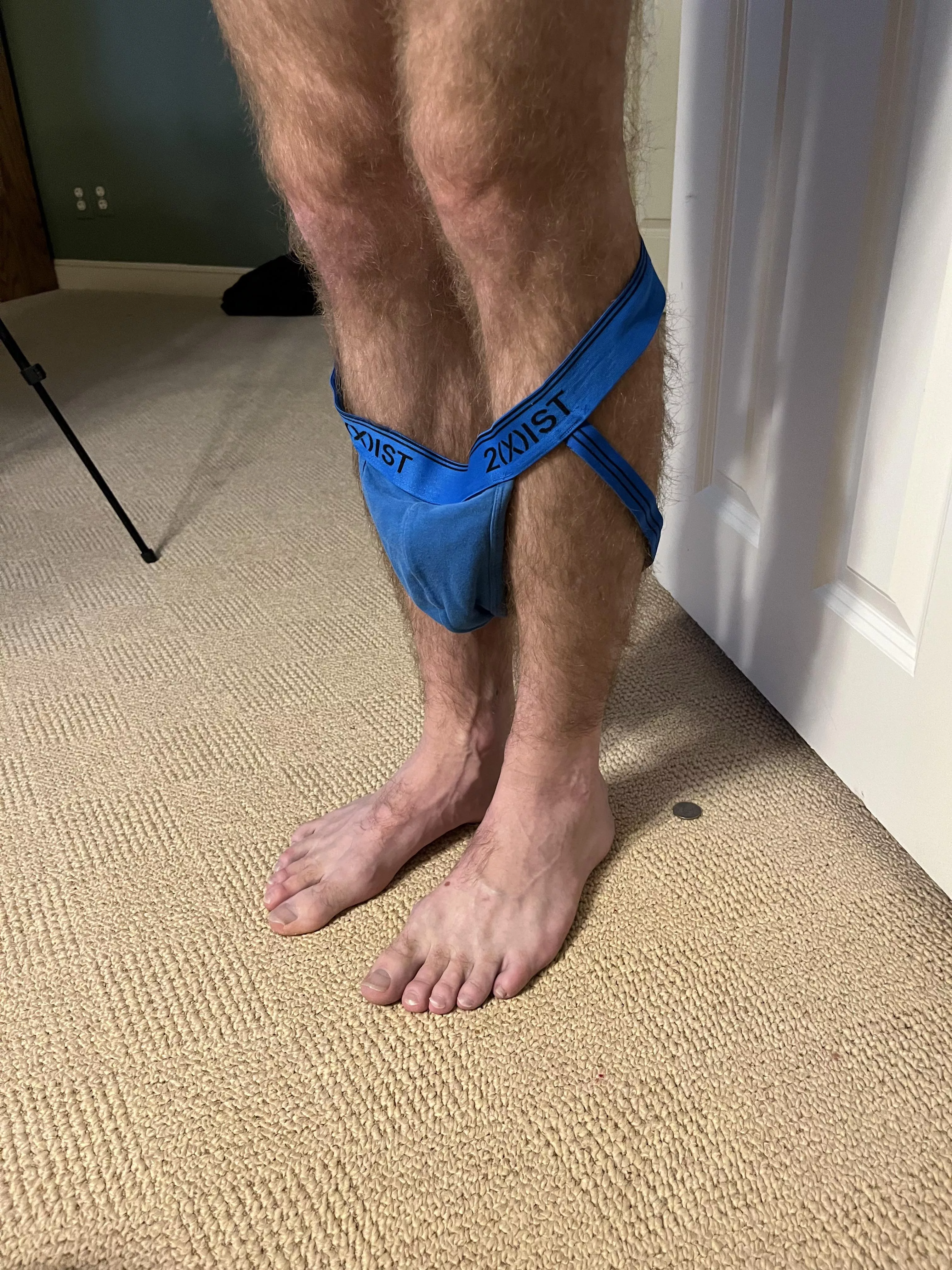 Taking off my jockstrap