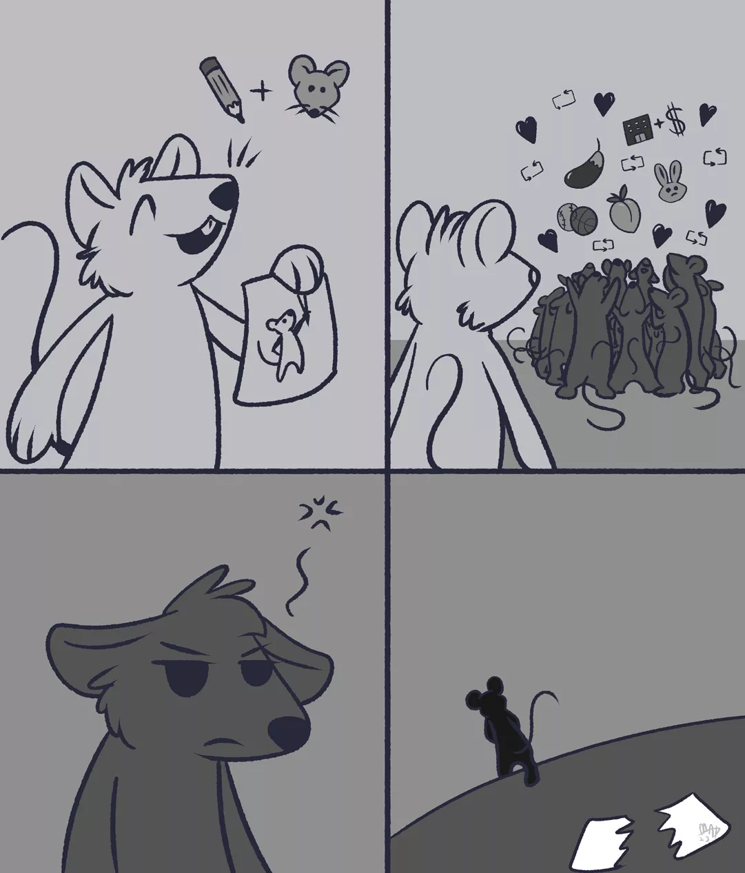 That Art Meme That Everyone Hates... But With Rats!