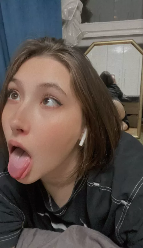 Wanna try my teen mouth?