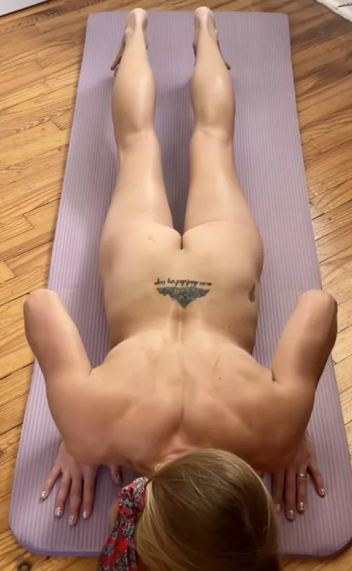 Want you to be my yoga mat