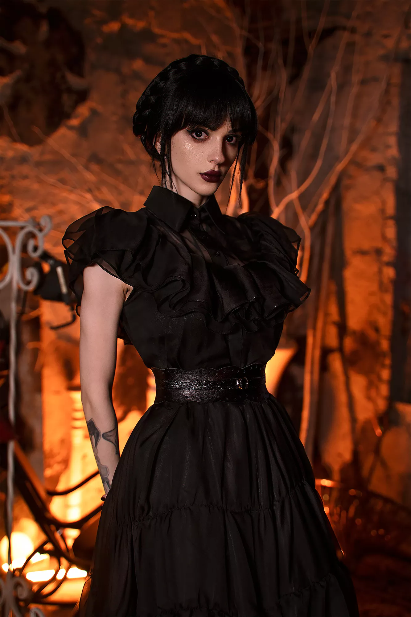 Wednesday cosplay by Xenon. Photo by Aku