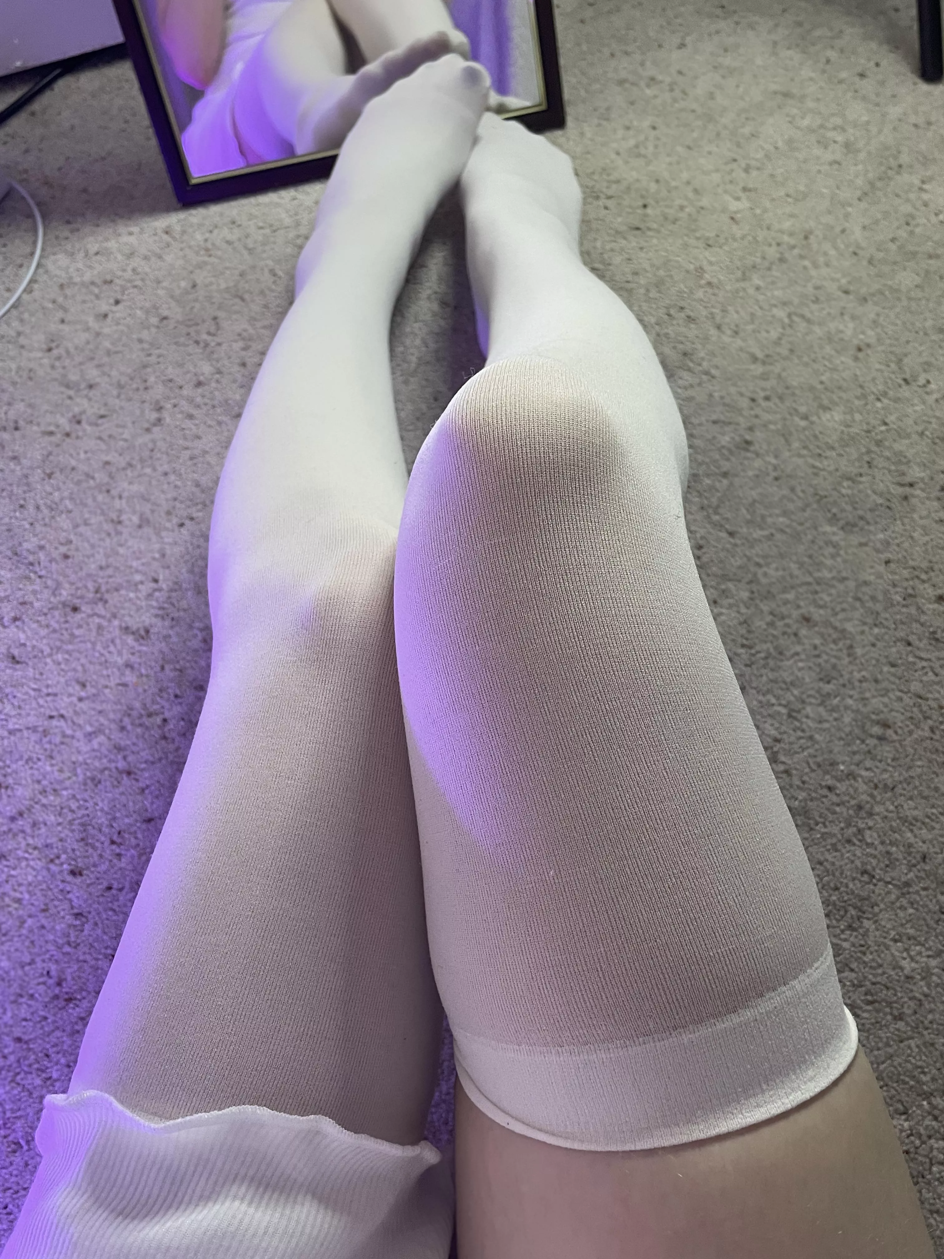White high socks