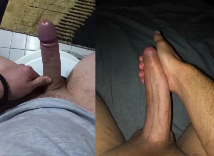 Who is bigger ? Left or right ? We couldn’t agree on the winner