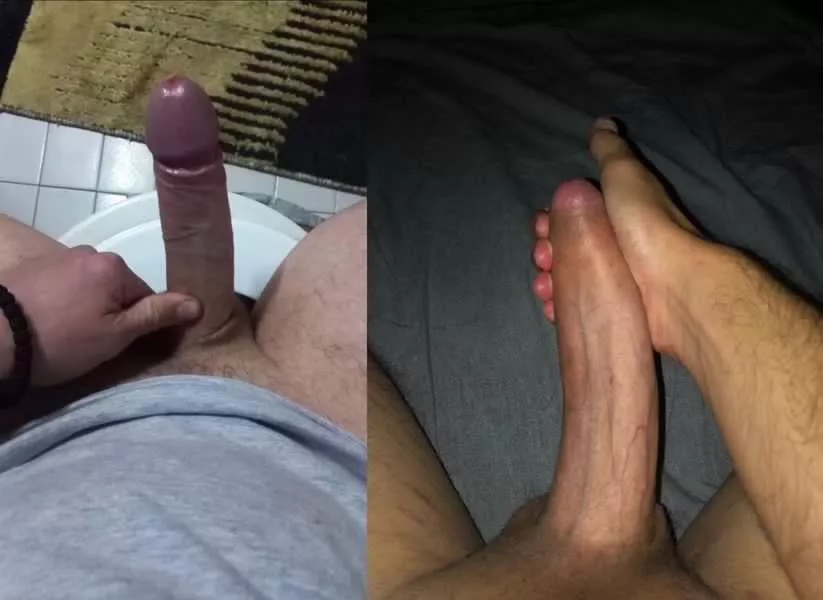 Who is bigger ? Left or right ? We couldn’t agree on the winner